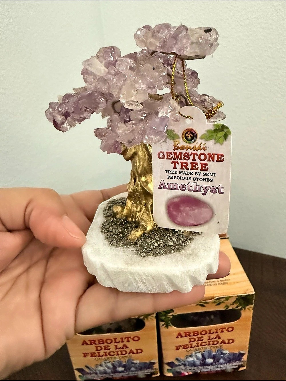 Bonzai Gemstone Tree Amethyst Gemstone